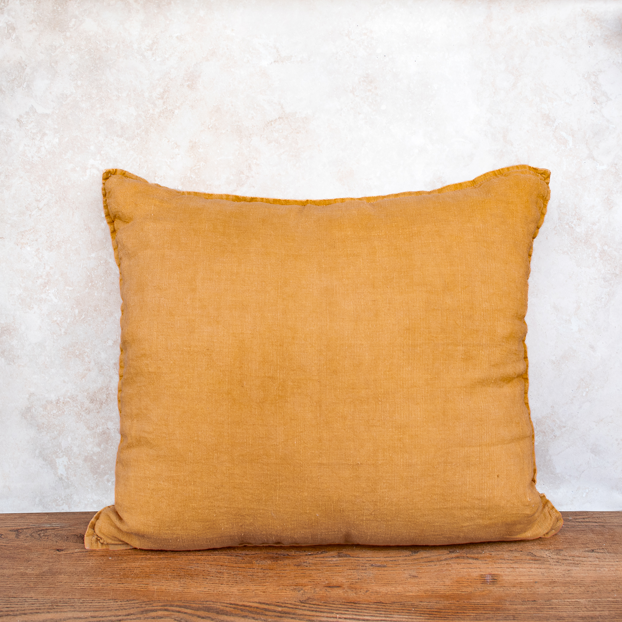 20" Square Rust Pillow