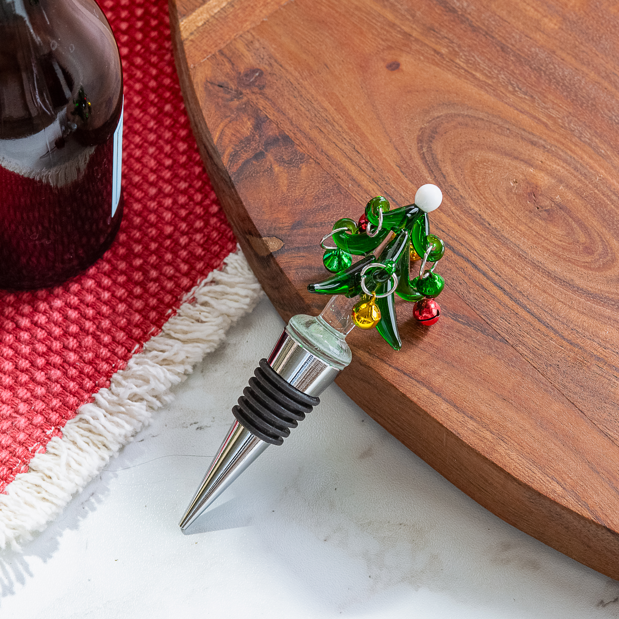 *Inner* Christmas Tree Wine Topper