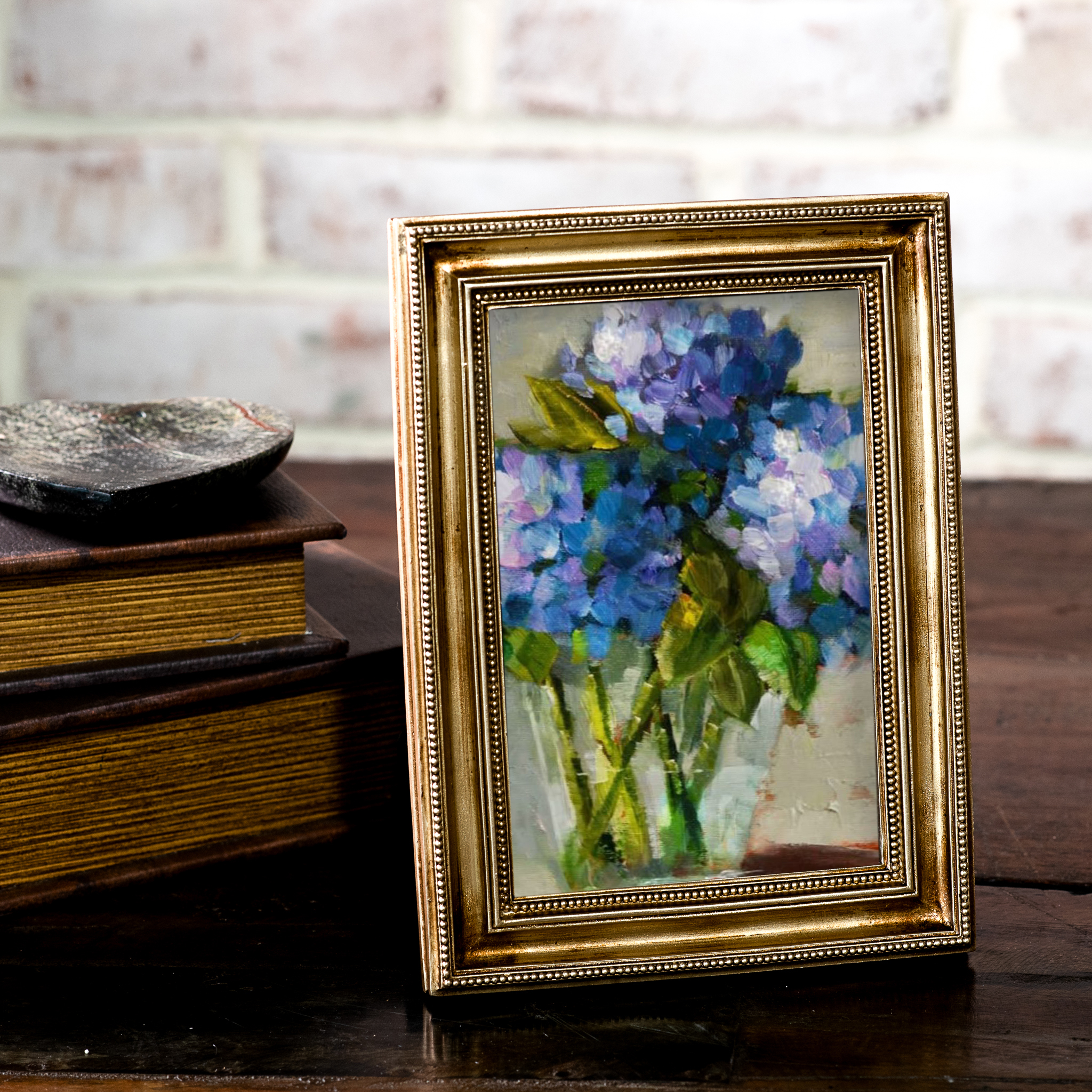 *Inner* 4 X 6 Vintage Gold Edge Photo Frame