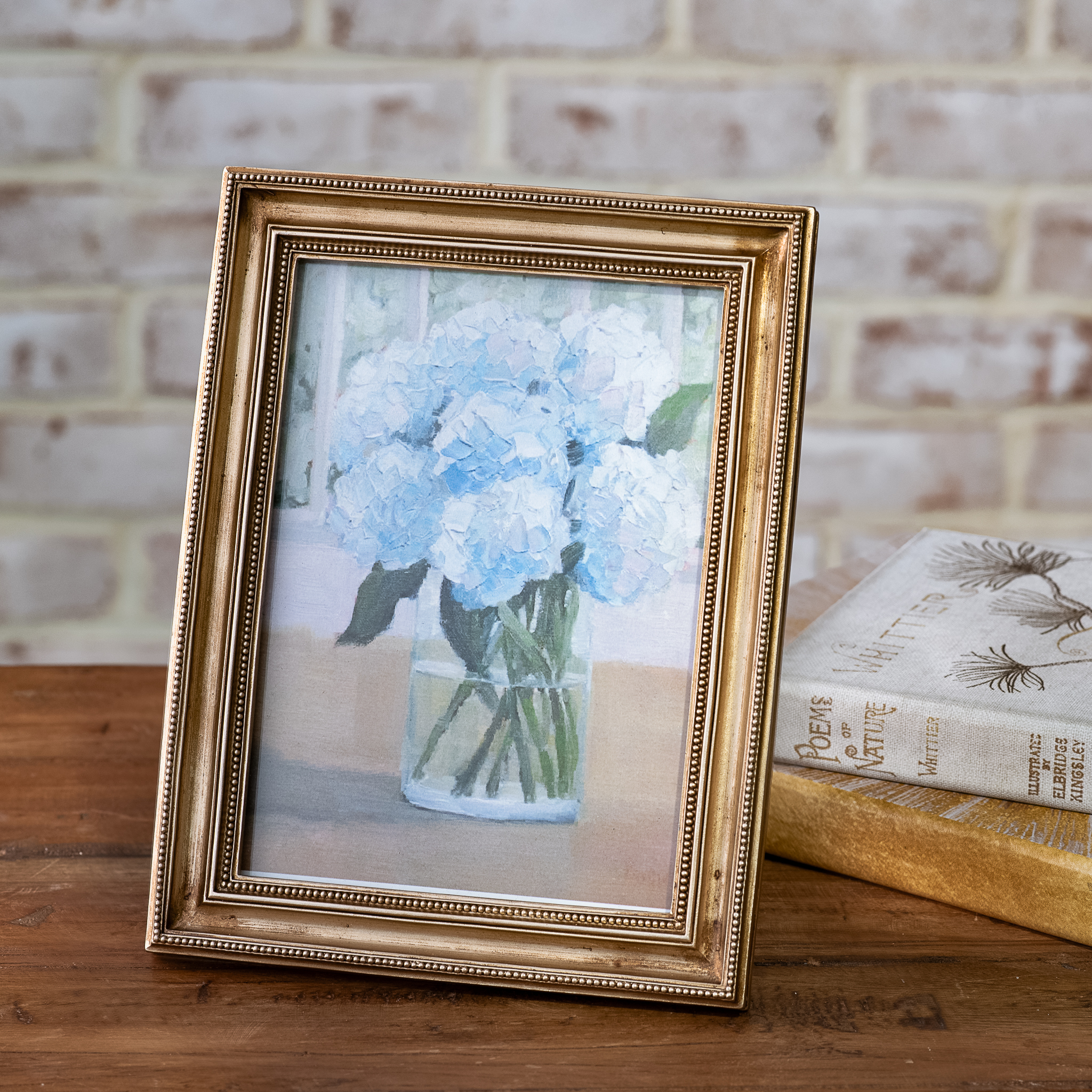 *Inner* 5 X 7 Vintage Gold Edge Photo Frame