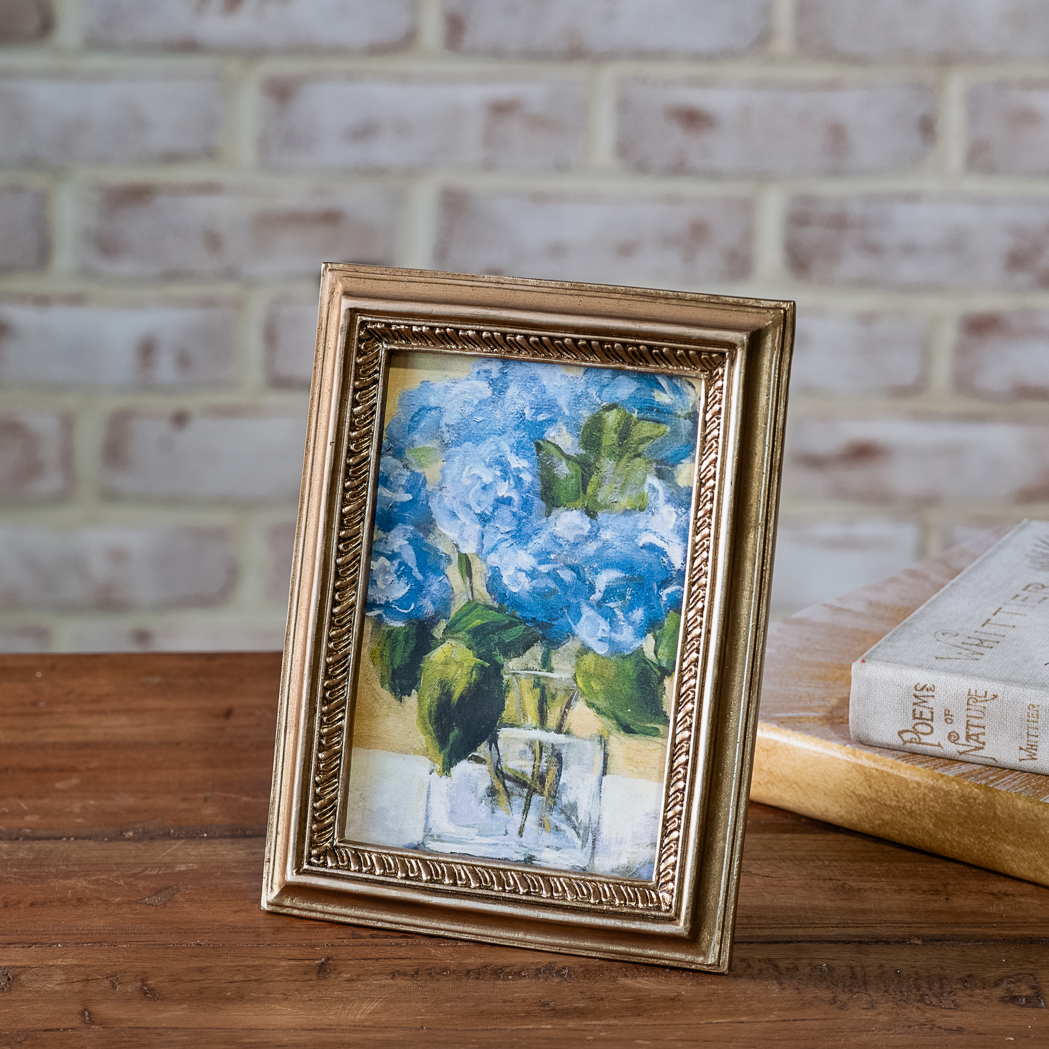 *Inner* 4 X 6 Gold Edge Deco Photo Frame