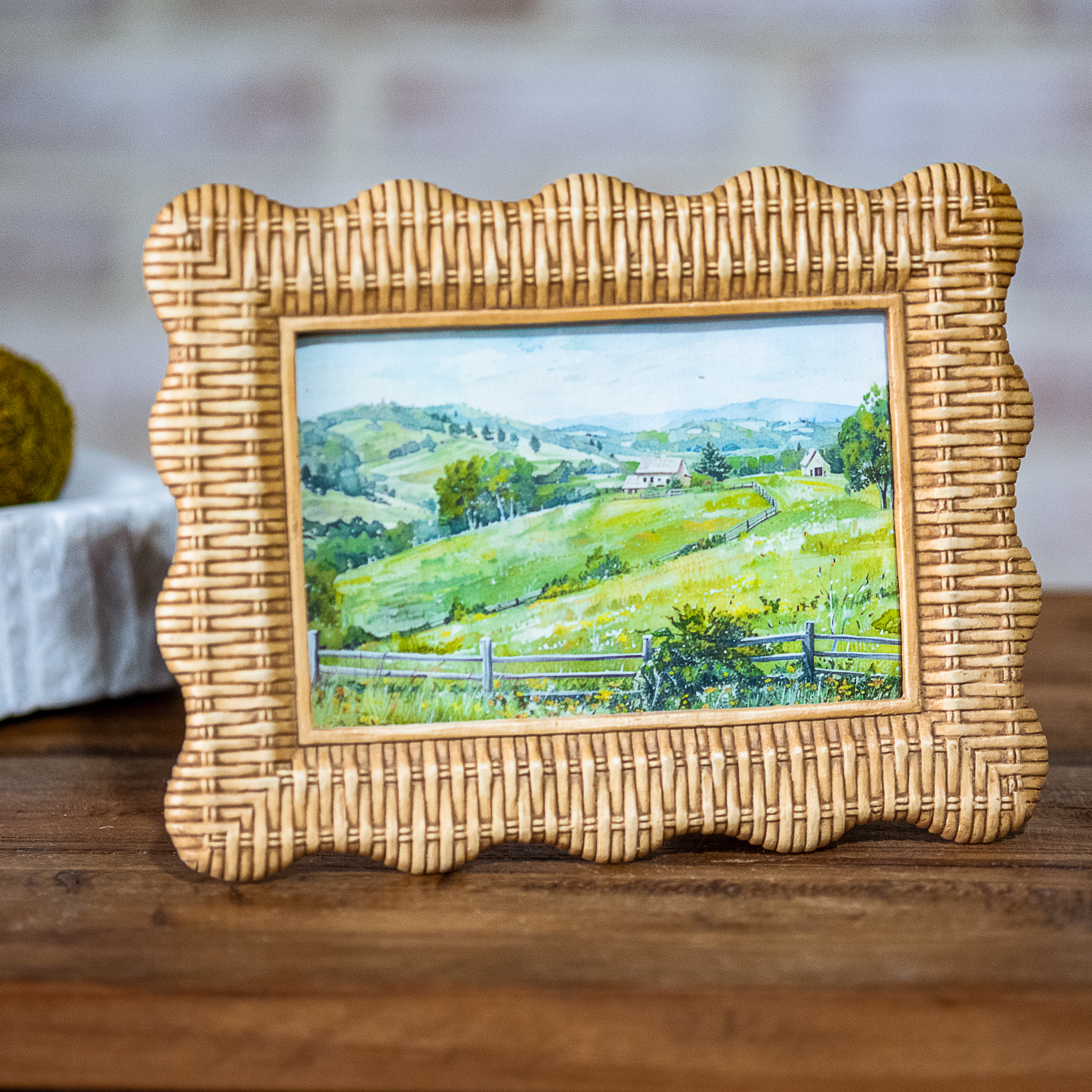 *Inner* 7 X 5 Nat. Weave Landscape Art