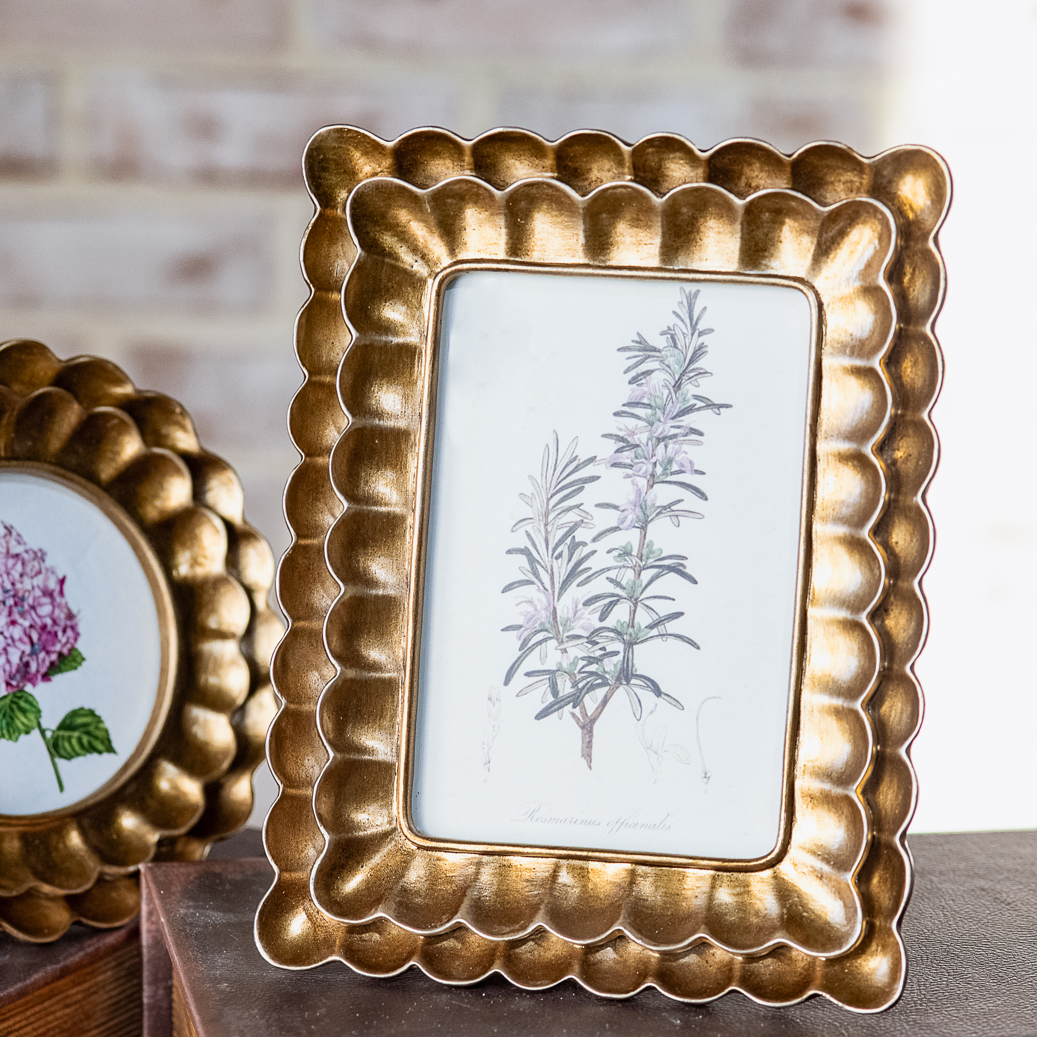 *Inner* 4 X 6 Bronze Scallop Frame