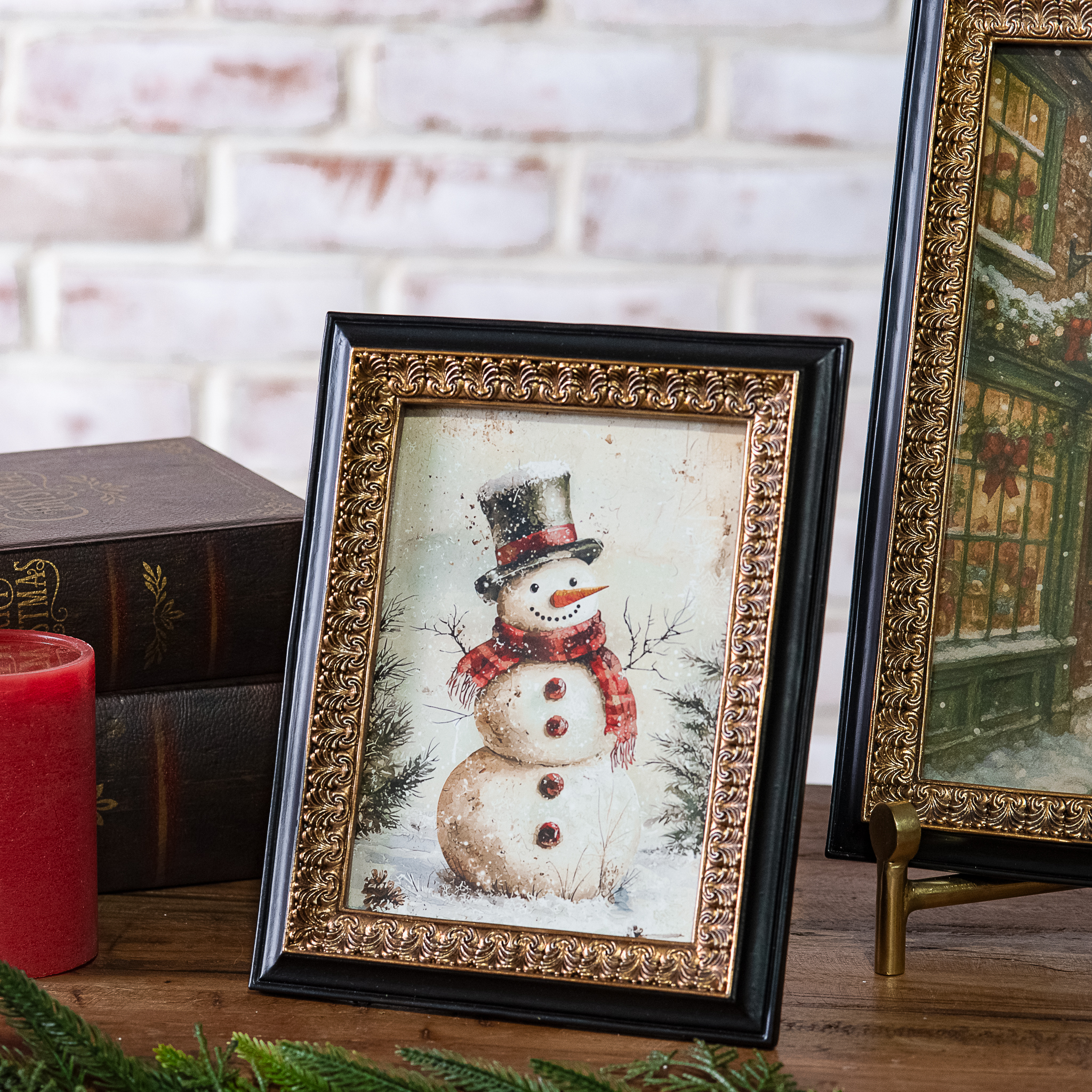 *Inner* 5 X 7 Snowman Photo Frame