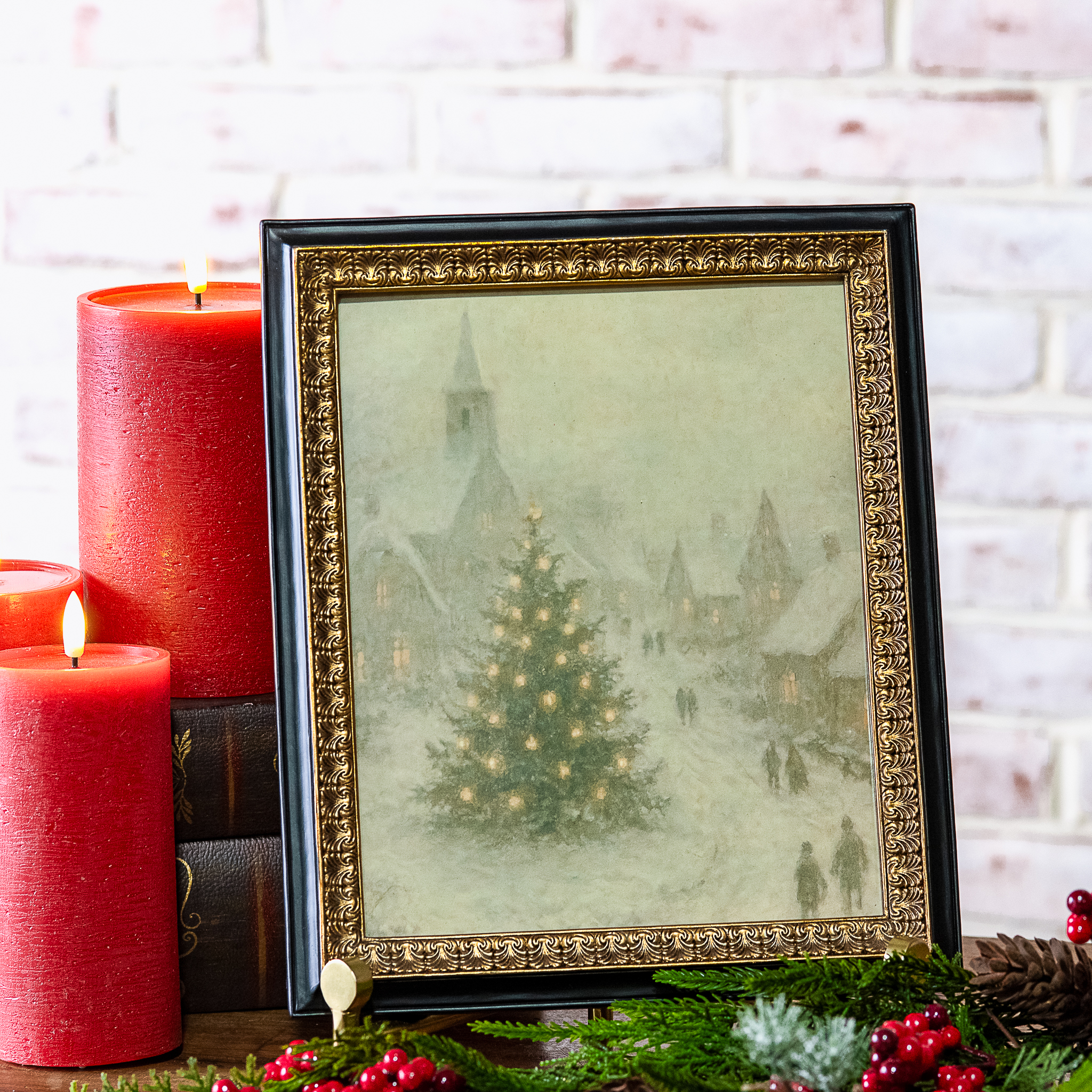 *Inner* 8 X 10 Christmas Village Photo Frame