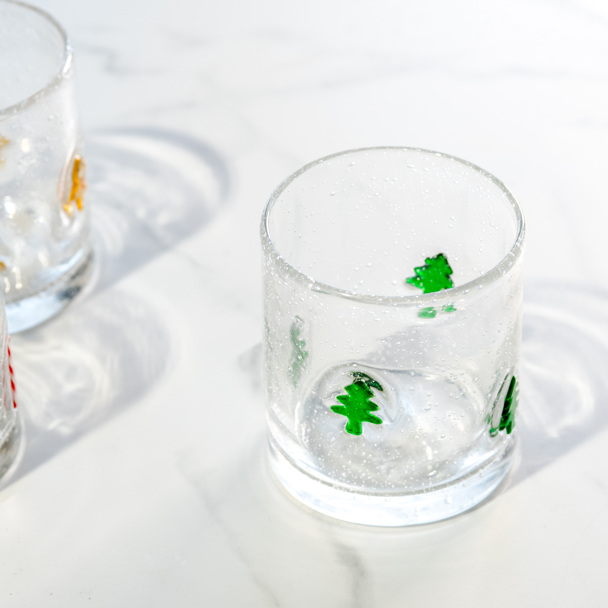 *Inner* 3.5" Dia Xmas Tree Glass