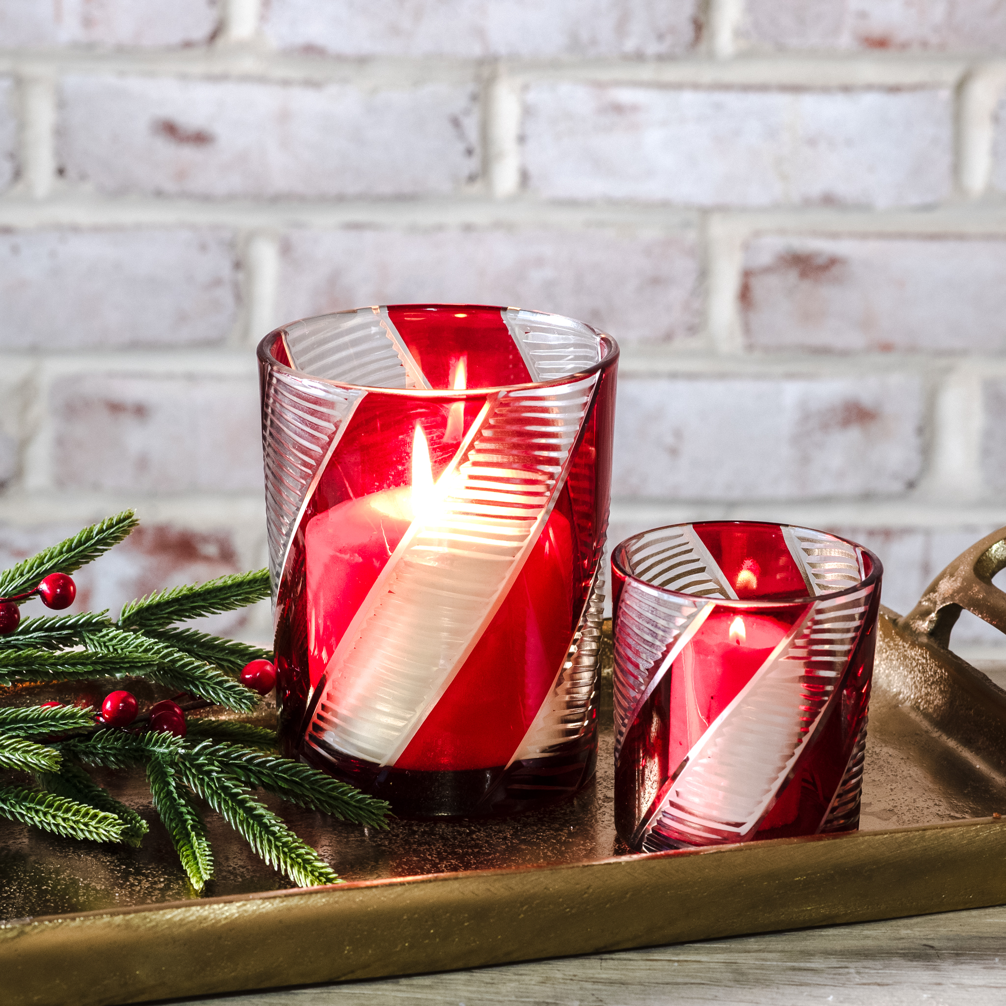 *Inner* S/2 Candy Cane Stripe Lantern