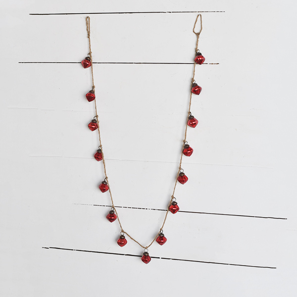 *Inner* Mini Red Jute String Ornaments