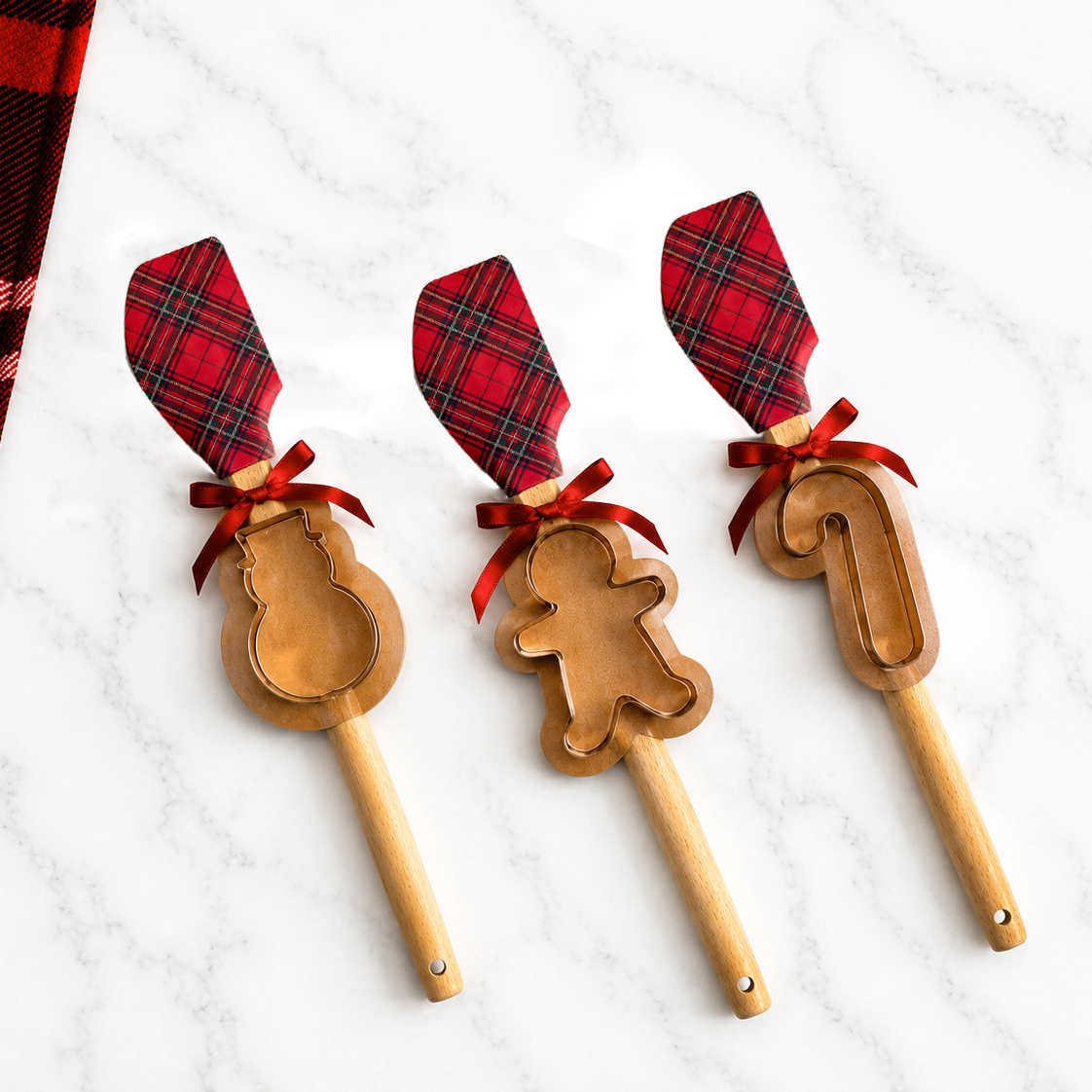 *Inner* 3 Asst. Gingerb, Candyc, Snowm Spatula