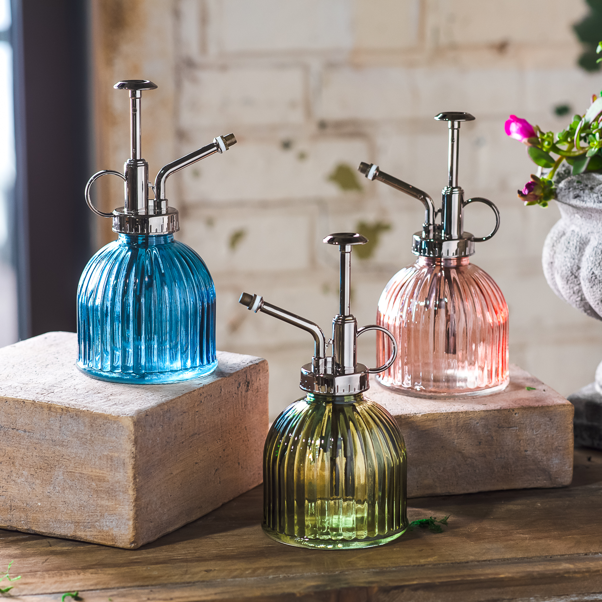 *Inner* 3 Asst Color Glass Misters