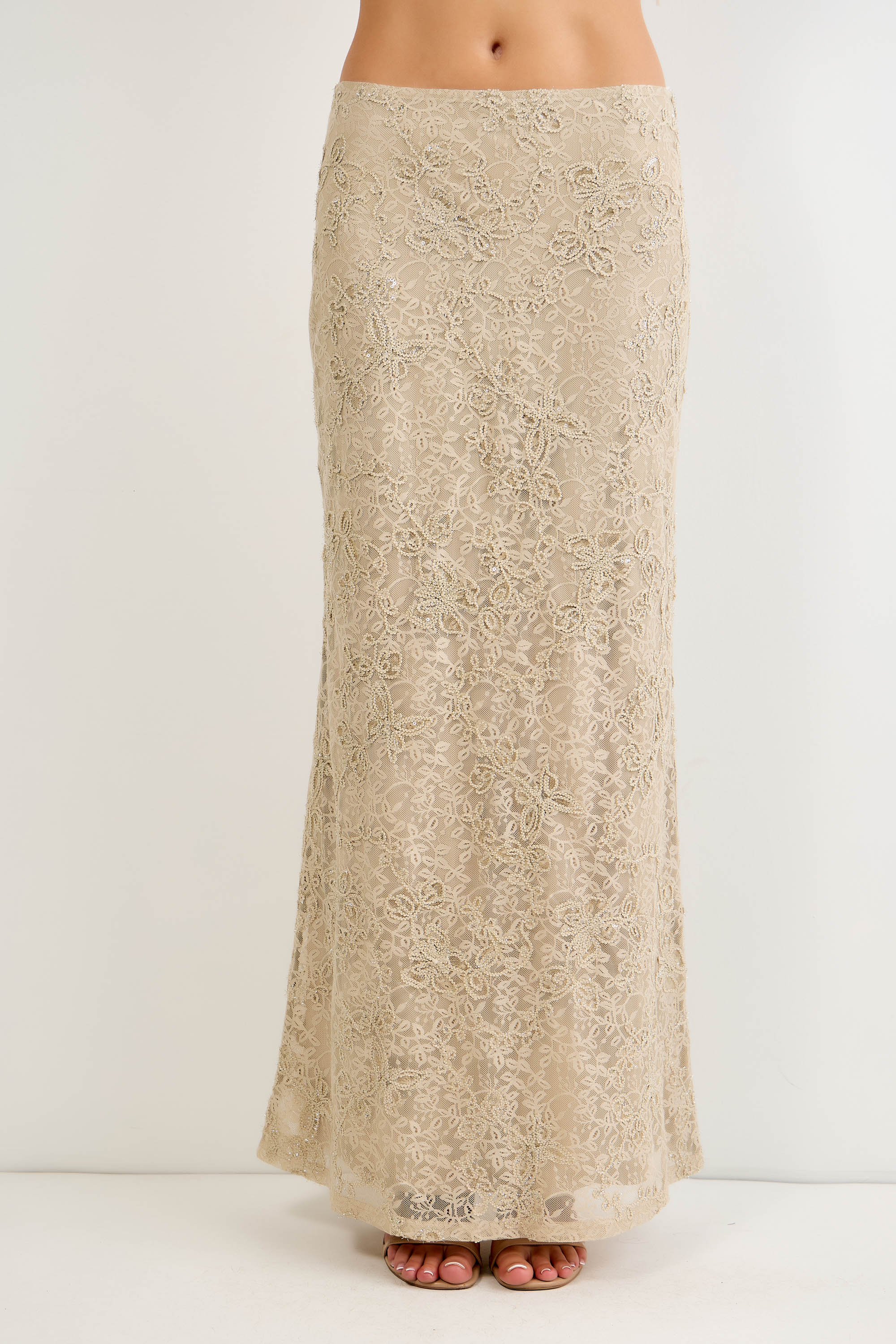 Lace Midi Skirt