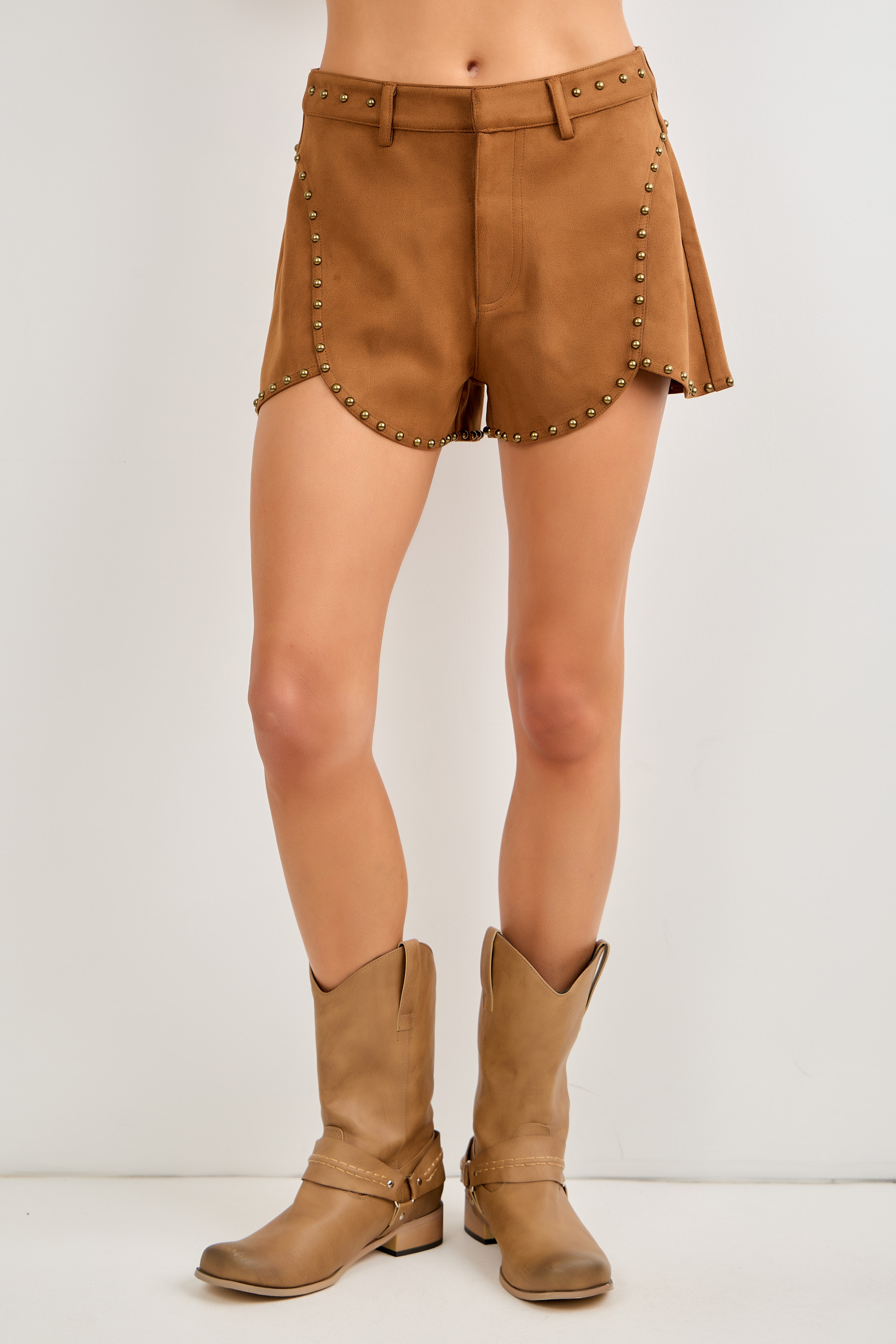 Stud Detail Shorts