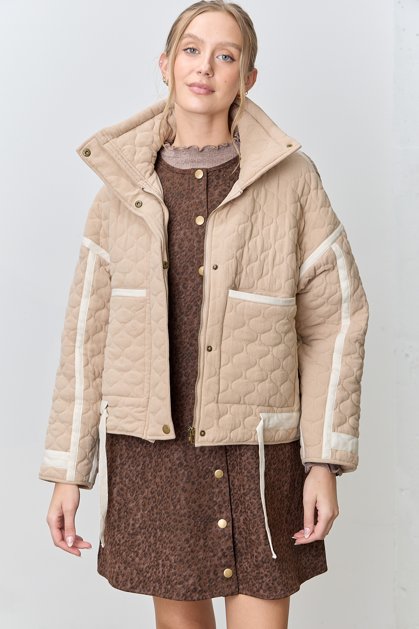 Quilt Puffer Jacket