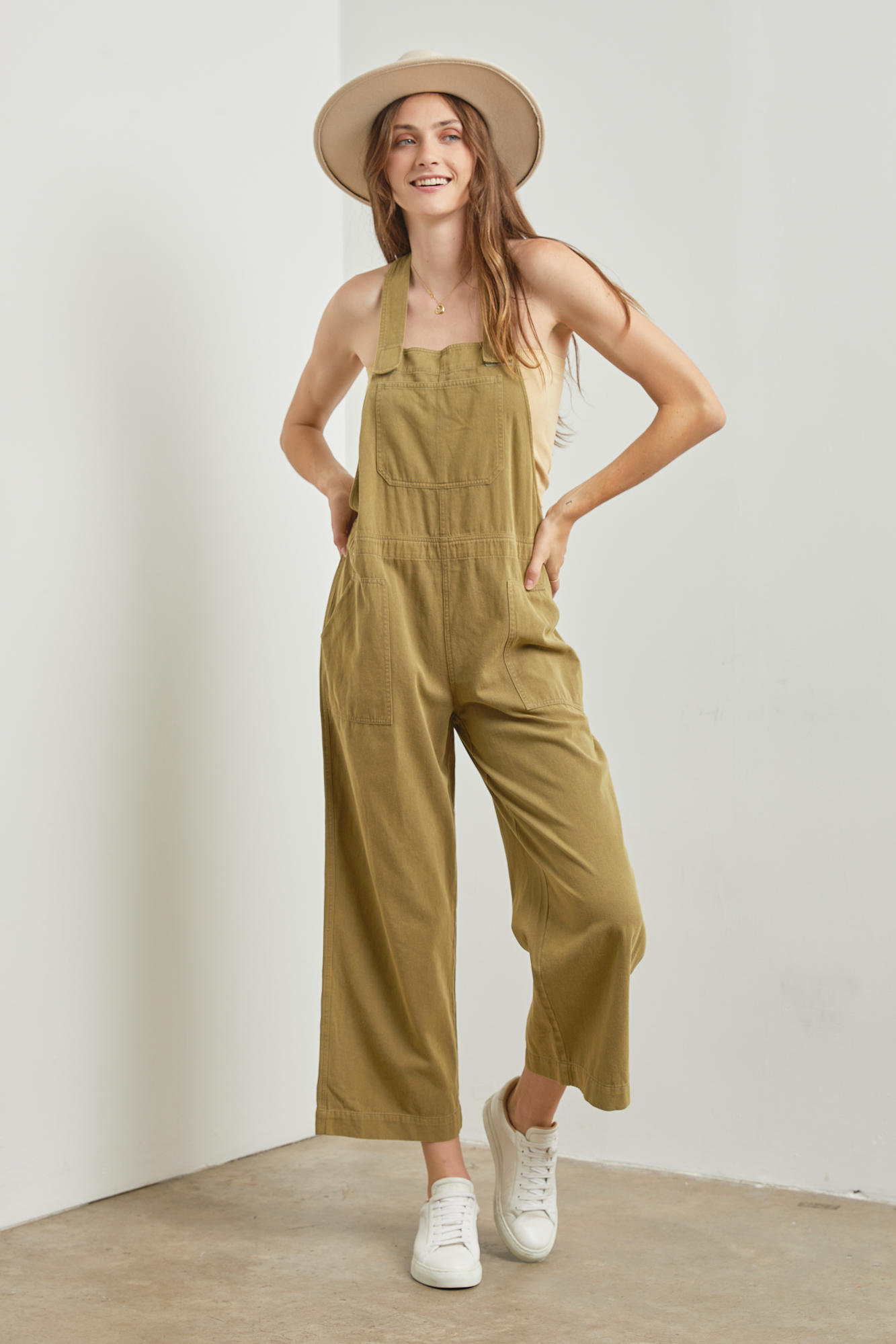 Jumpsuit W/ Velcro Shoulder Straps