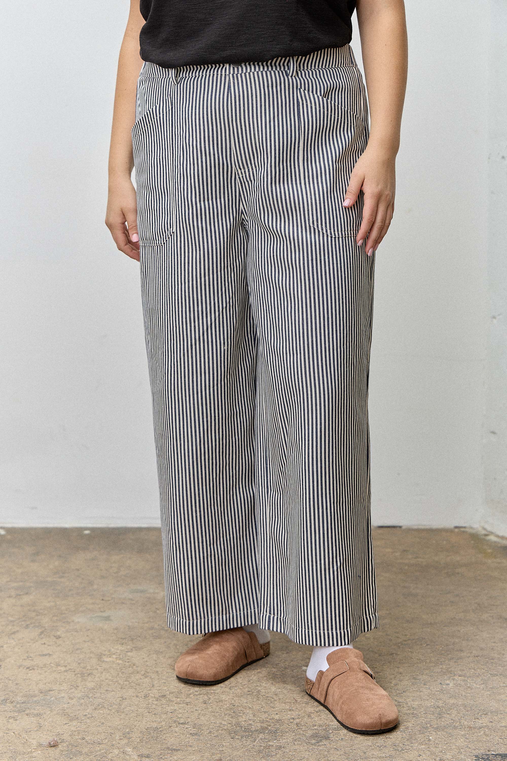 Plus Size Pinstripe Pant