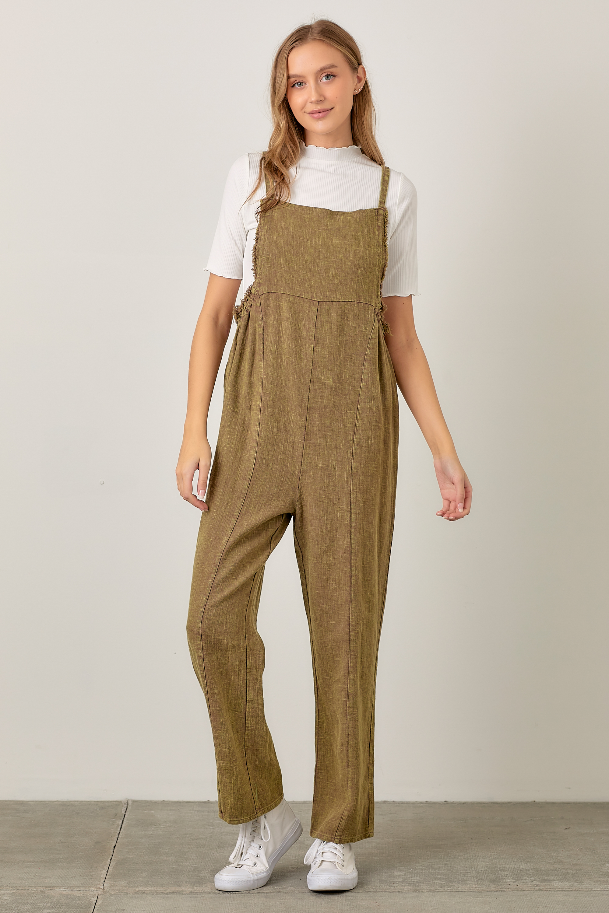 Washed Color Jumpsuit