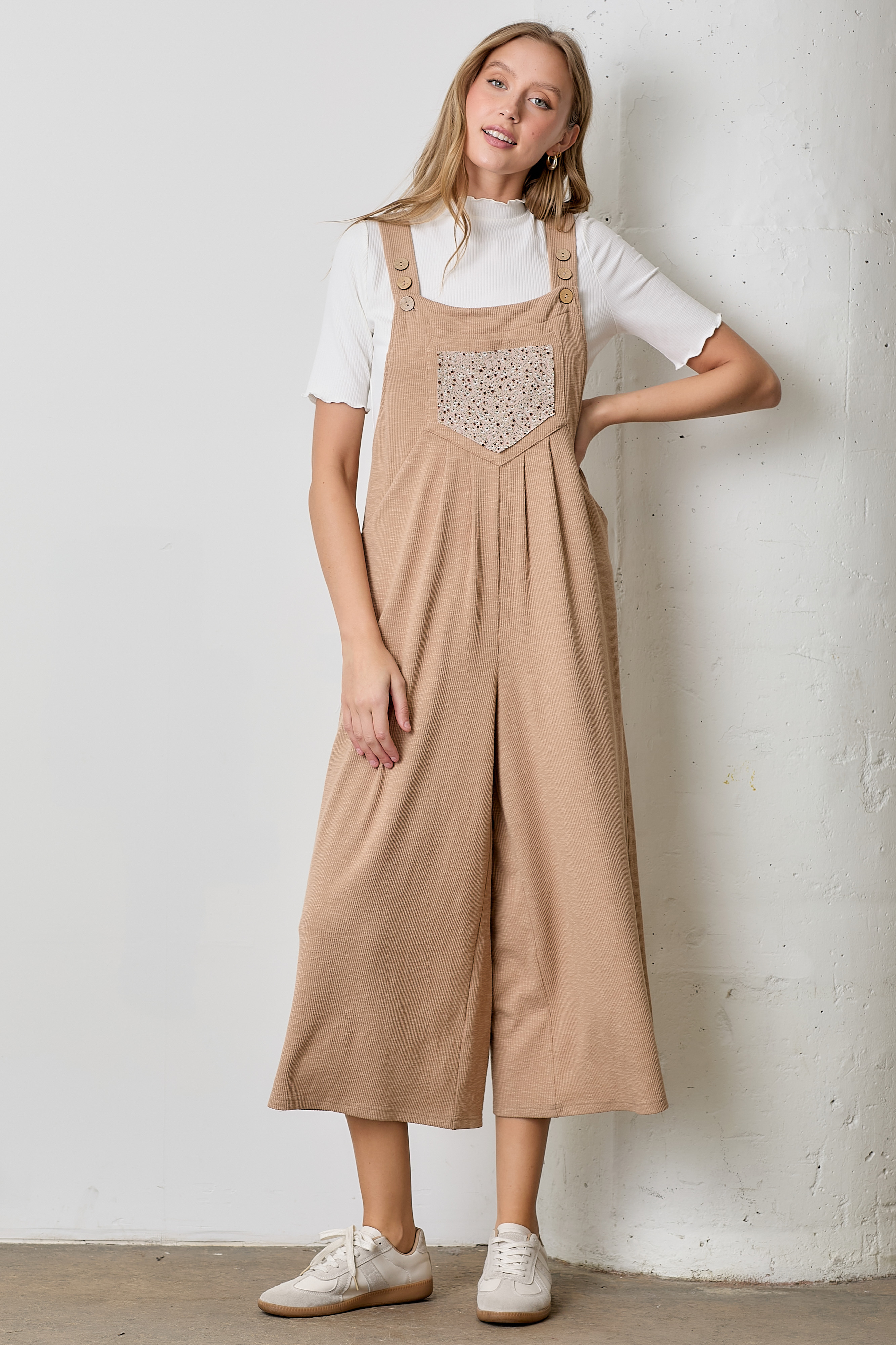 Floral Pocket Jumpsuit