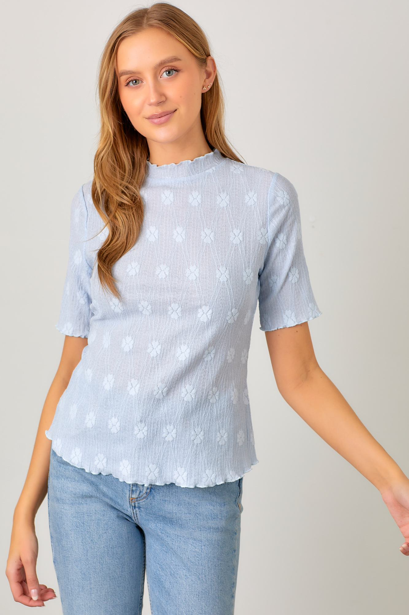 Textured Knit Top