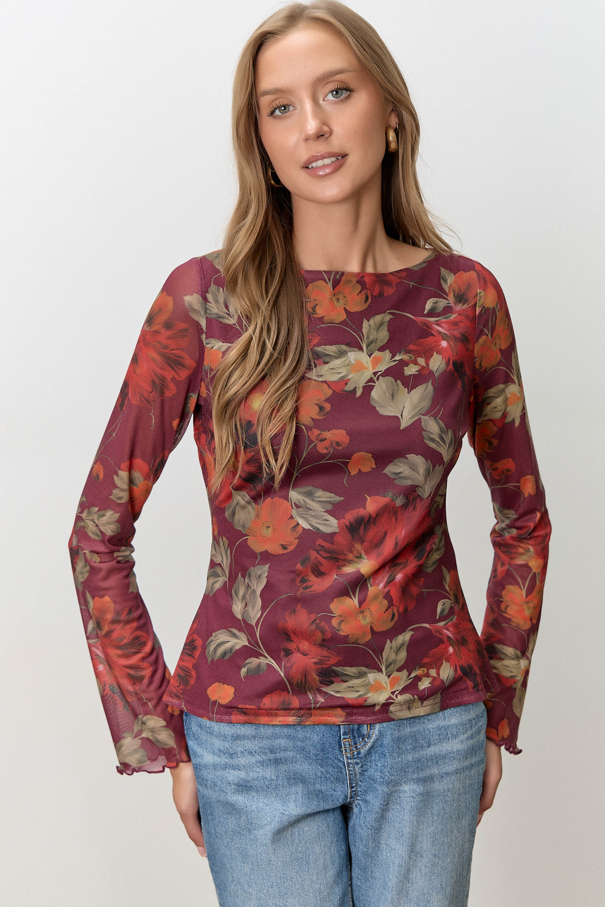 Floral Print Blouse